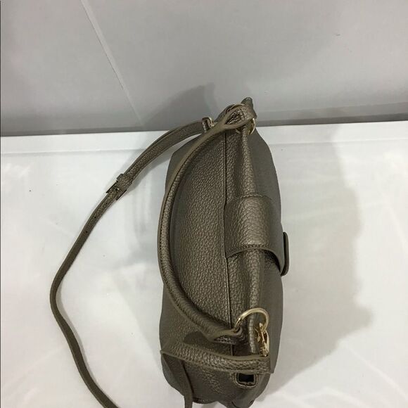 Cavalli Class Metallic Gold Cosmopolitan Satchel Cross Body Bag Removable Strap - Picture 10 of 16